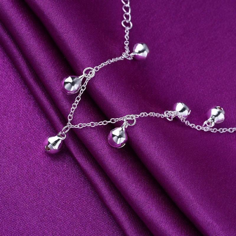 Stunning Silver Plated Anklet Pair - 2 Pcs Adjustable Design