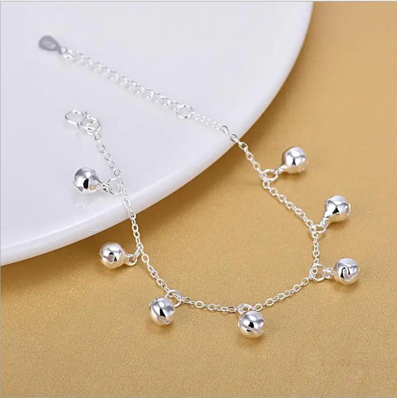 Stunning Silver Plated Anklet Pair - 2 Pcs Adjustable Design